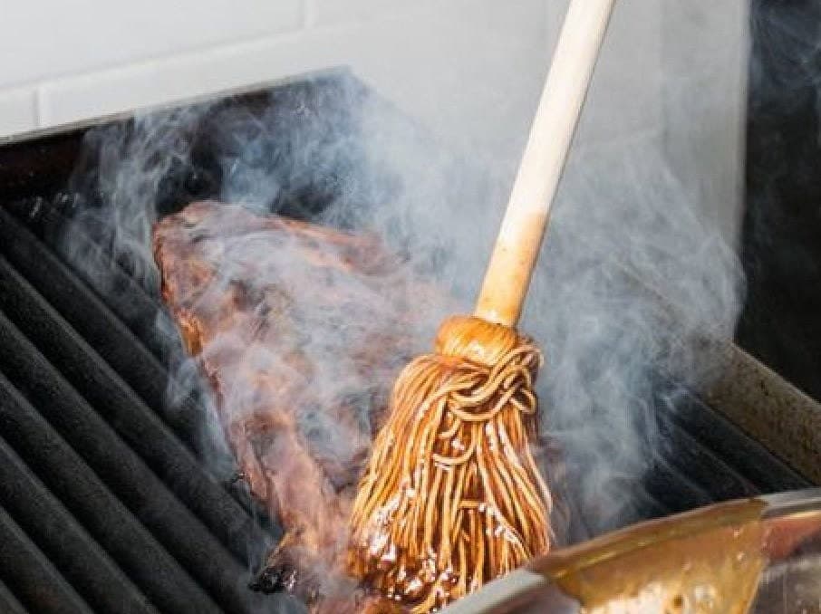 BBQ Brush Mop, Gift for Him, BBQ Tools, BBQ Sauce Basting Mop, New Homeowners Gift product image